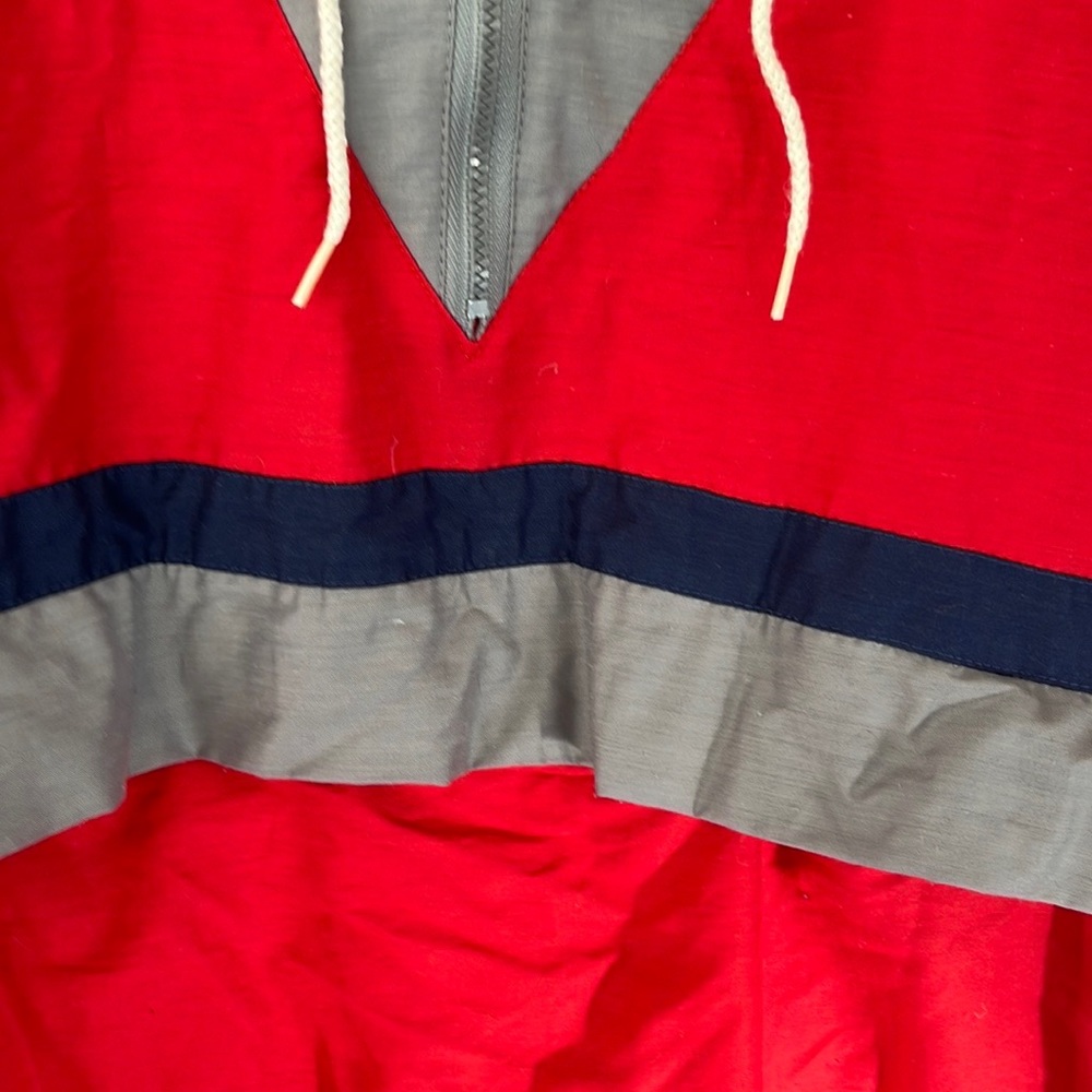 Mens hooded pullover half zip windbreaker - Picture 16 of 16